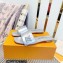 Louis Vuitton Shake Flat Mules in Metallic lambskin Silver 2023