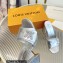 Louis Vuitton Heel 8.5cm Shake Mules in Metallic lambskin Silver 2023