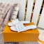 Louis Vuitton Shake Flat Mules in Patent calf leather White 2023