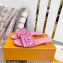 Louis Vuitton Shake Flat Mules in Patent calf leather Pink 2023
