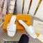 Louis Vuitton Shake Flat Mules in Patent calf leather White 2023