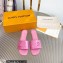 Louis Vuitton Shake Flat Mules in Patent calf leather Pink 2023