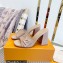 Louis Vuitton Heel 8.5cm Shake Mules in Patent calf leather Nude 2023