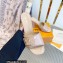 Louis Vuitton Heel 8.5cm Shake Mules in Patent calf leather Nude 2023