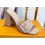 Louis Vuitton Heel 8.5cm Shake Mules in Patent calf leather Nude 2023