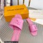 Louis Vuitton Shake Flat Mules in Patent calf leather Pink 2023