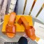 Louis Vuitton Heel 5.5cm Shake Mules in Patent calf leather Orange 2023