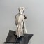 Aquazzura Heel 9.5cm Whip-It Fringe Leather Sandals Gray 2023