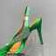 Aquazzura Heel 10.5cm Izzy Plexi Sandals Green 2023