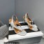 Aquazzura Heel 10.5cm Izzy Plexi Sandals White 2023