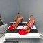 Aquazzura Heel 10.5cm Izzy Plexi Sandals Red 2023