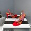 Aquazzura Heel 10.5cm Izzy Plexi Sandals Red 2023
