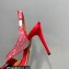Aquazzura Heel 10.5cm Izzy Plexi Sandals Red 2023