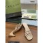 Gucci Heel 4.5cm Slide Sandals Gold with crystals Interlocking G 2023