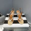 Aquazzura Heel 10.5cm Izzy Plexi Sandals Beige 2023