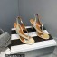 Aquazzura Heel 10.5cm Izzy Plexi Sandals Beige 2023