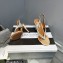 Aquazzura Heel 10.5cm Izzy Plexi Sandals Beige 2023