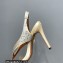 Aquazzura Heel 10.5cm Izzy Plexi Sandals Beige 2023