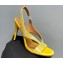 Aquazzura Heel 10.5cm Izzy Plexi Sandals Yellow 2023