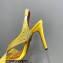 Aquazzura Heel 10.5cm Izzy Plexi Sandals Yellow 2023