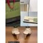 Gucci Heel 9cm Slide Sandals Gold with crystals Interlocking G 2023