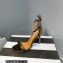 Aquazzura Heel 10.5cm Bow Tie Crystal Sandals Bronze 2023