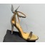 Aquazzura Heel 10.5cm Bow Tie Crystal Sandals Bronze 2023