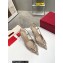 Valentino Heel 8.5cm VLogo Signature Slingback Pumps Hole Nude 2023