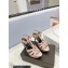 Saint Laurent Heel 10.3cm Platform 2.5cm Tribute Sandals in Smooth Leather 315490 Pink