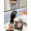 Saint Laurent Heel 10.3cm Platform 2.5cm Tribute Sandals in Smooth Leather 315490 Pink