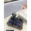 Saint Laurent Heel 10.3cm Platform 2.5cm Tribute Sandals in Patent Leather 315490 Blue