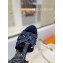 Saint Laurent Heel 10.3cm Platform 2.5cm Tribute Sandals in Patent Leather 315490 Blue