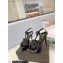 Saint Laurent Heel 10.3cm Platform 2.5cm Tribute Sandals in Patent Leather 315490 Black