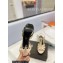 Saint Laurent Heel 10.3cm Platform 2.5cm Tribute Sandals in Patent Leather 315490 Beige