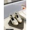 Saint Laurent Heel 12.5cm Platform 3.5cm Tribute Wedge Espadrilles in Smooth Leather 611924 White