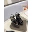 Saint Laurent Heel 12.5cm Platform 3.5cm Tribute Wedge Espadrilles in Patent Leather 611924 Black