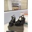 Saint Laurent Heel 12.5cm Platform 3.5cm Tribute Wedge Espadrilles in Patent Leather 611924 Black