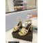 Saint Laurent Heel 10cm Platform 2cm Tribute Sandals in Smooth Leather Beige