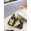 Saint Laurent Heel 10cm Platform 2cm Tribute Sandals in Smooth Leather Beige