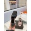 Saint Laurent Heel 10cm Platform 2cm Tribute Sandals in Smooth Leather Pink