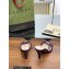 Gucci Heel 9cm Slide Sandals Purple with crystals Interlocking G 2023