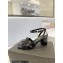 Saint Laurent Heel 6.5cm Tribute Sandals in Patent Leather Black