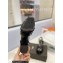 Saint Laurent Heel 6.5cm Tribute Sandals in Patent Leather Black