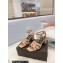 Saint Laurent Heel 6.5cm Tribute Sandals in Patent Leather Nude