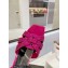 Saint Laurent Heel 6.5cm Tribute Sandals in Crystal Fuchsia