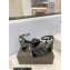 Saint Laurent Heel 6.5cm Tribute Sandals in Crystal Black