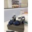 Saint Laurent Heel 6.5cm Tribute Sandals in Crystal Blue