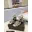 Saint Laurent Heel 6.5cm Tribute Sandals in Crystal Gray