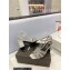 Saint Laurent Heel 6.5cm Tribute Sandals in Crystal Gray