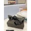 Saint Laurent Heel 6.5cm Tribute Mules Slide Sandals in Smooth Leather Black